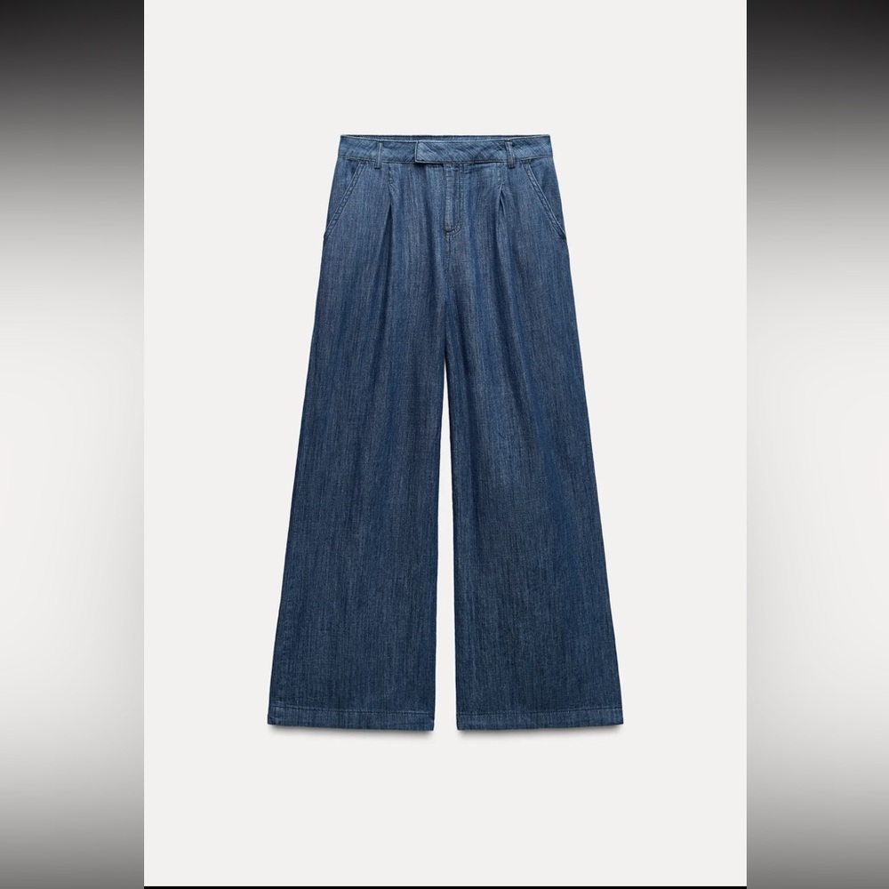 Zara Blue Denim Jacket(S) and Pants(6) - Picture 3 of 3